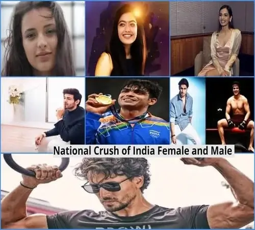 Latest National Crushes of India Female and Male in 2026