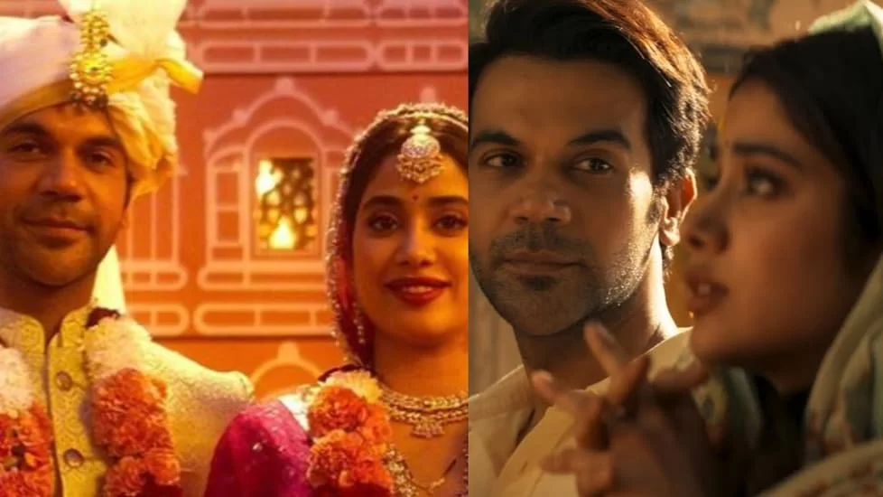 Fans liked the cemetery of  Rajkumar and Janhvi in ‘Dekha Tenu’ Song, It reminded Shah Rukh-Kajol Romance