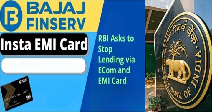 Rbi and Bajaj Finance Insta EMI card