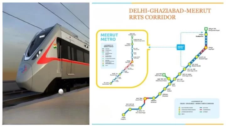 Delhi Meerut RRTS Corridor Route and Map