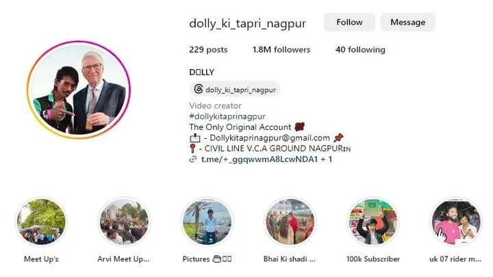 Dolly Chaiwala Instagram
