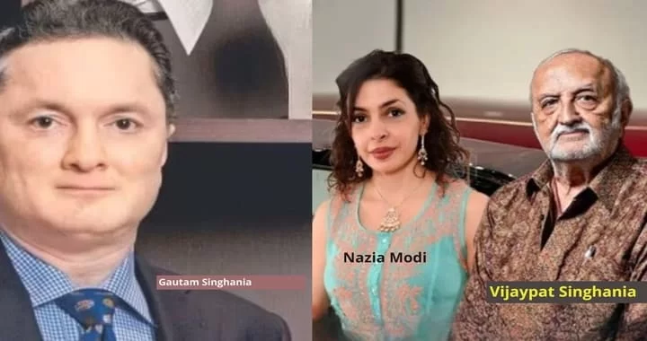 Gautam Singhania, Nazia and Father Vijaypat