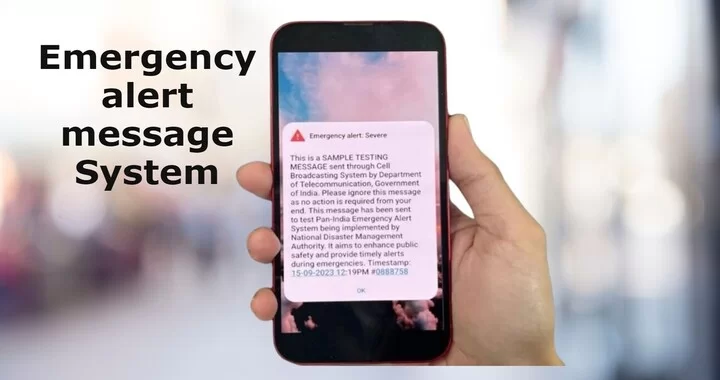 government emergency alert test