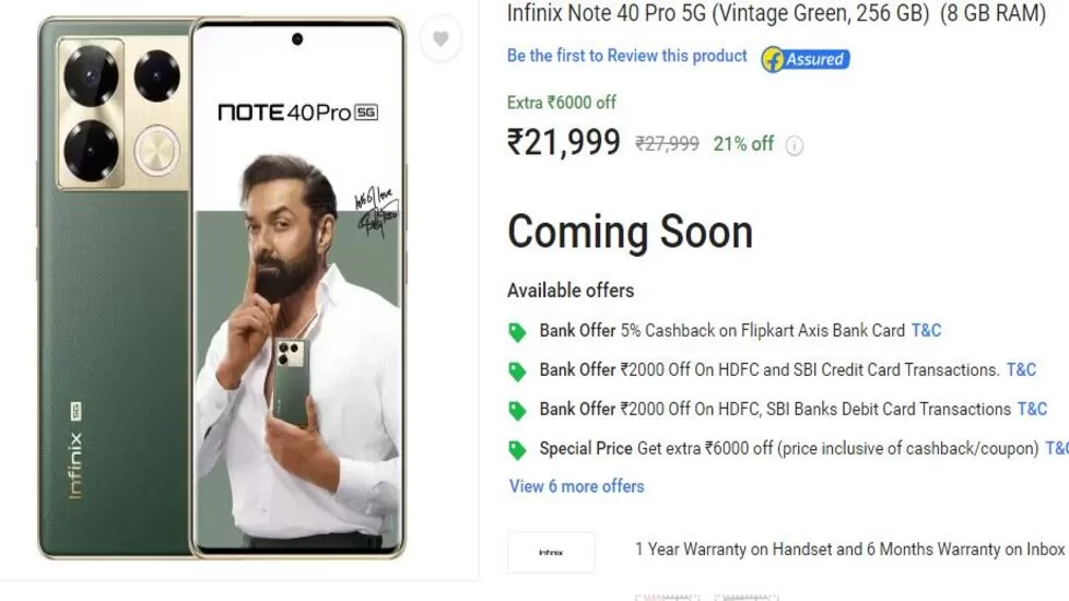 Infinix Note 40 Pro