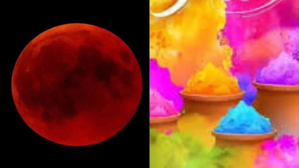 Lunar Eclipse on Holi