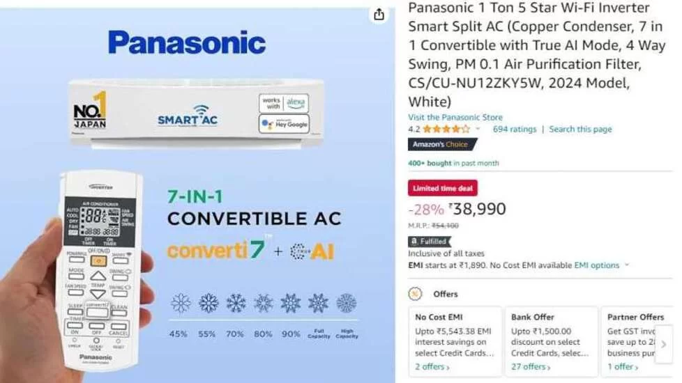 Panasonic Split AC