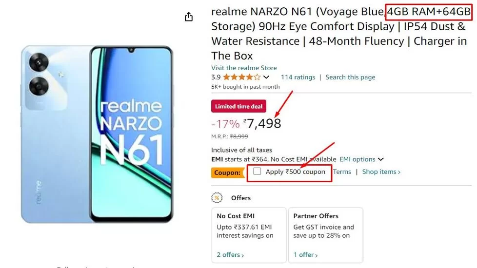 Realme Narzo N61 
