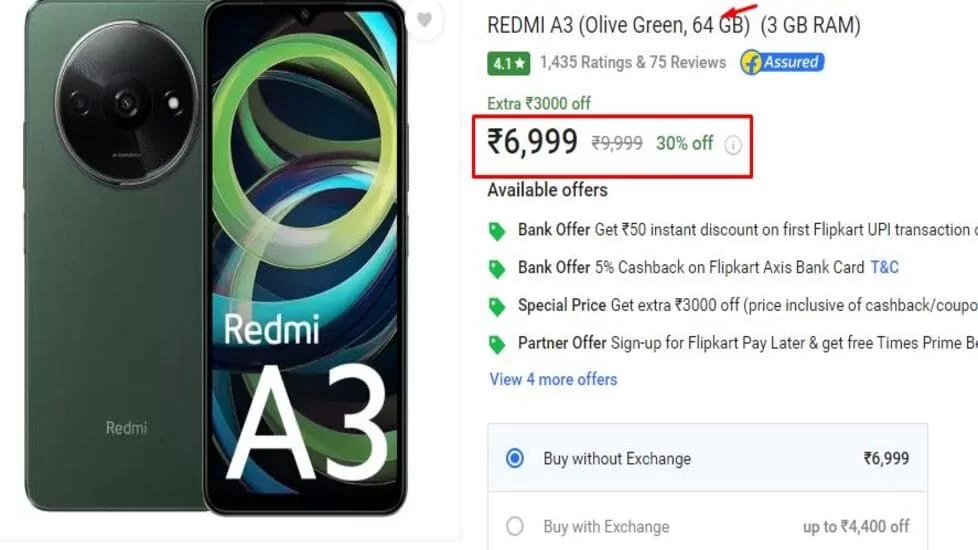 Redmi A3
