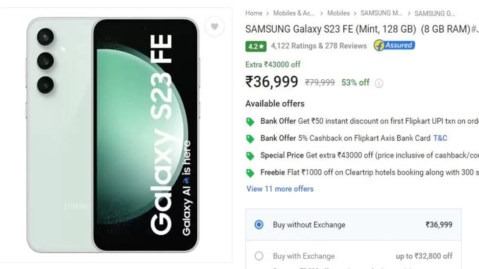 Samsung Galaxy S23 FE 