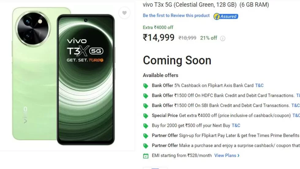Vivo T3x 5G 