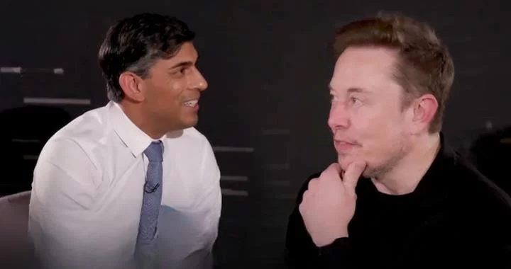 Elon Musk and Rishi Sunak AI Submit UK 