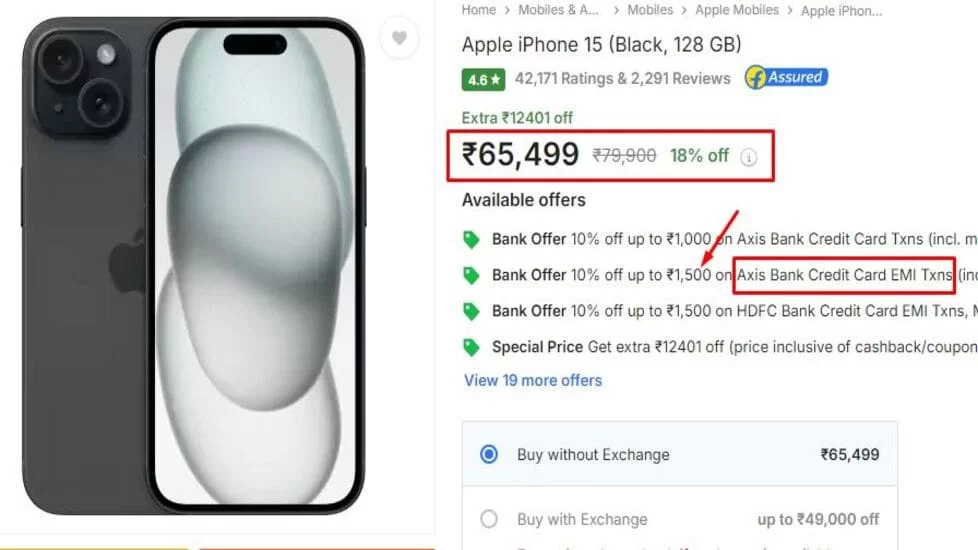 iphone 15 offer and discounts 