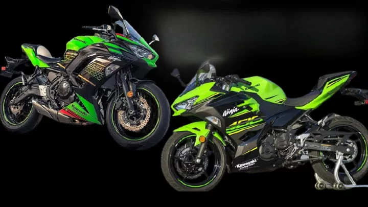 Kawasaki ninja 650 and 400 