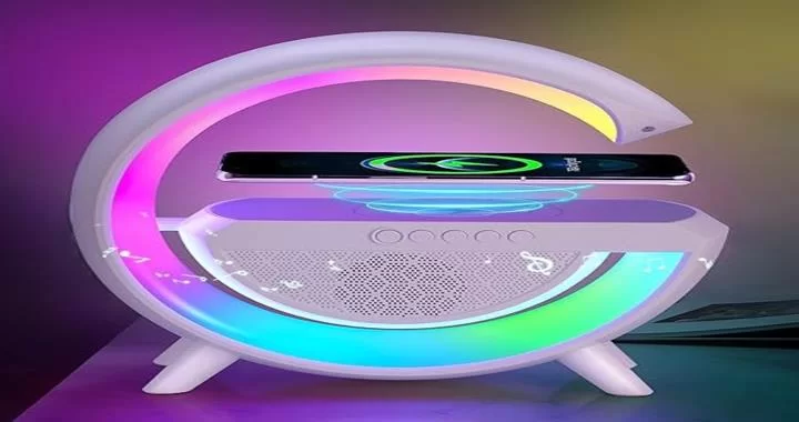G Shaped electronic item, Lights, Speaker, Radio