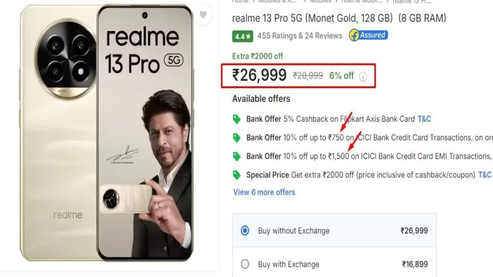 Realme 13 Pro 5G Offer