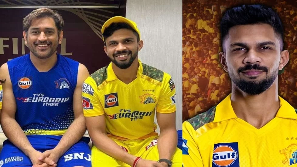 Ruturaj Gaikwad and Dhoni