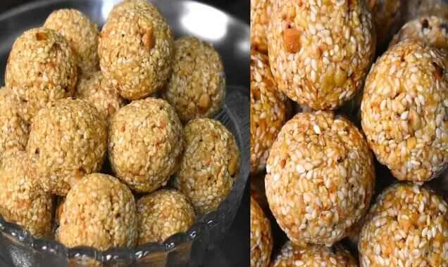 Sesame and Jaggery Laddu