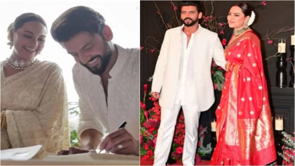 Sonakshi and Zaheer Wedding Pics
