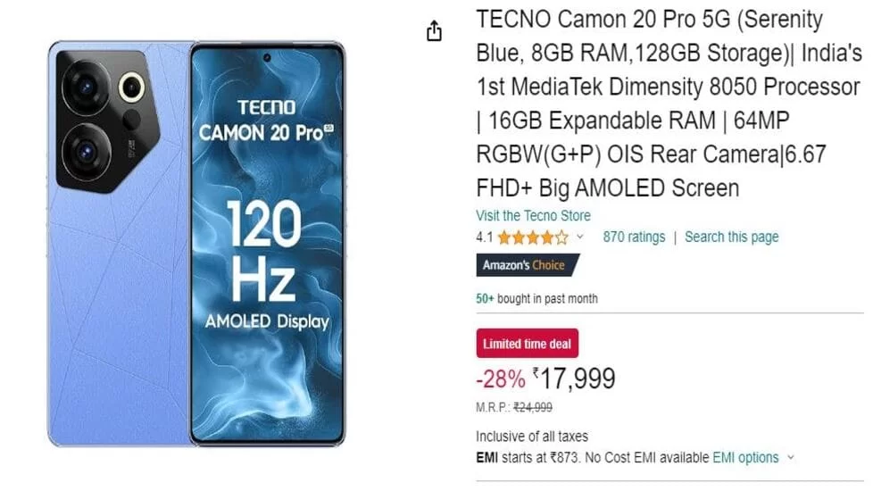 Tecno Camon 20 Pro