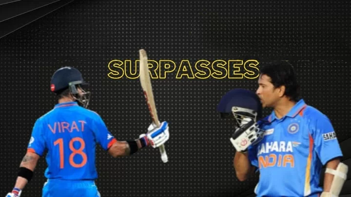 Virat Kohli and Sachin Tendulkar